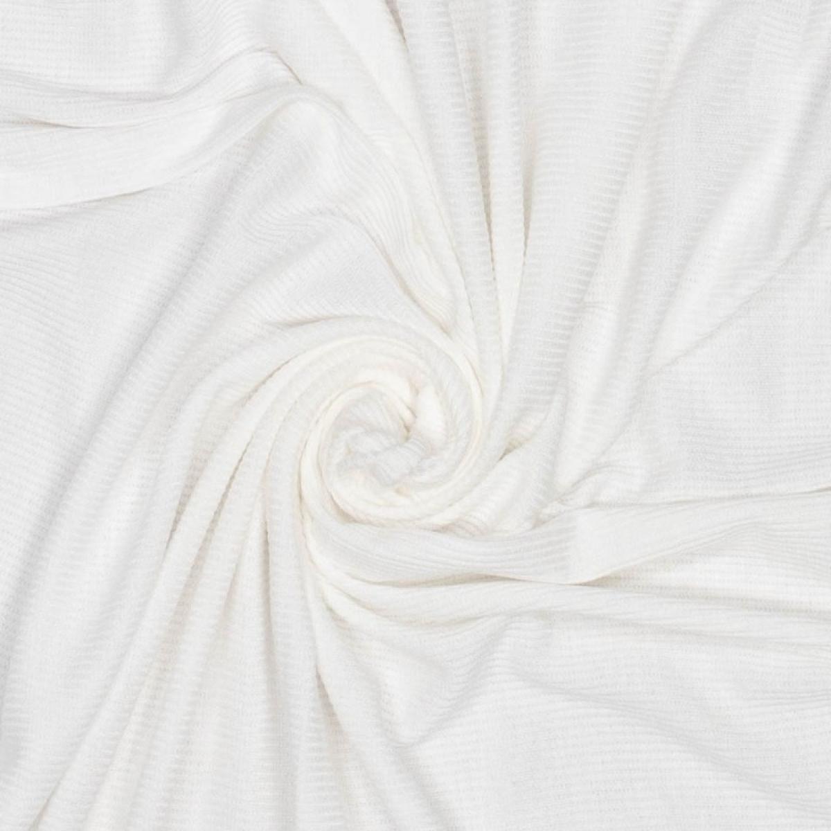 Ottoman Rippjersey - beige meliert